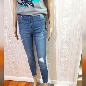 Rachel Roy Distressed Pull on  Ankle Jeggings